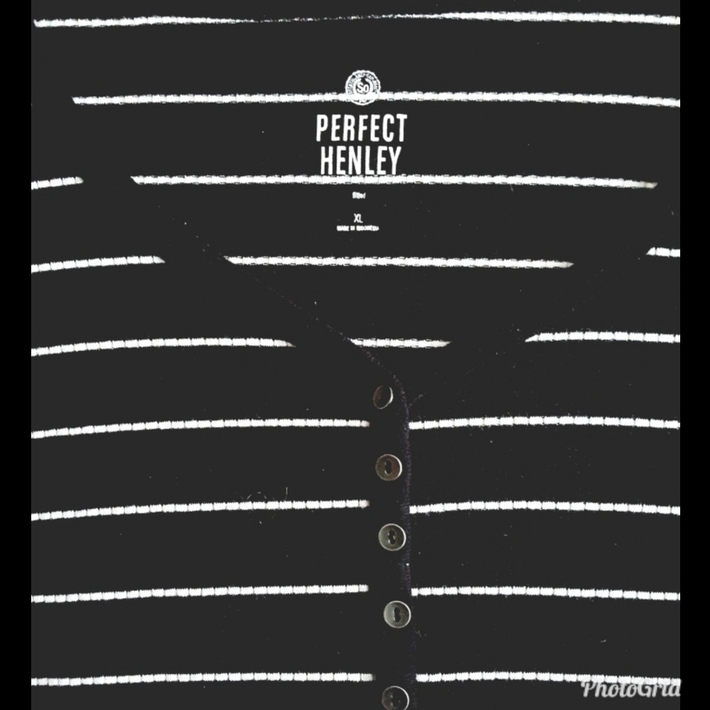 PERFECT HENLEY TOP - Picture 3 of 3